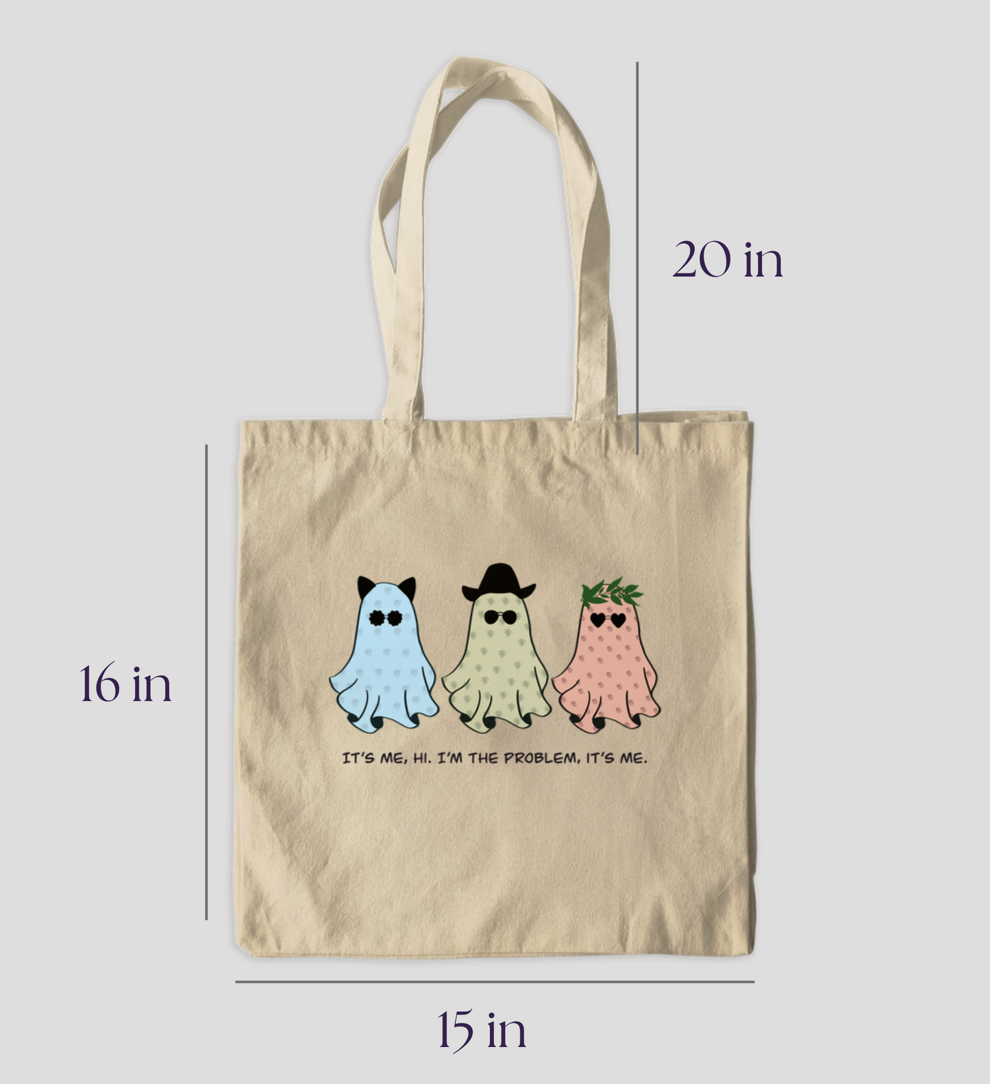 Ghosts Canvas Tote Bag